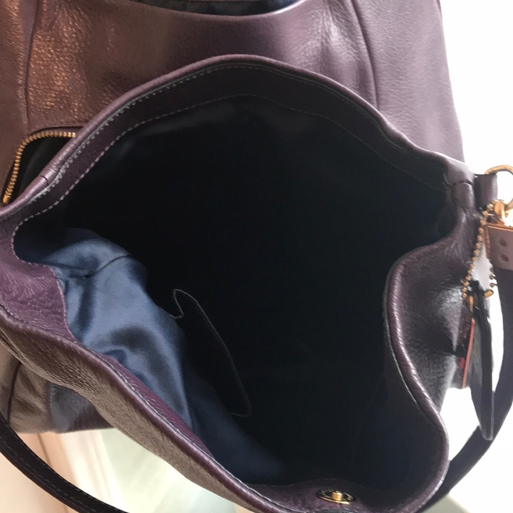 Coach Large Phoebe Shoulder Bag - Violet - Picture 3 of 7